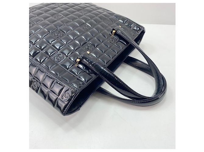 Borsa Tote Chanel Chocolate Bar Nero - vista 11