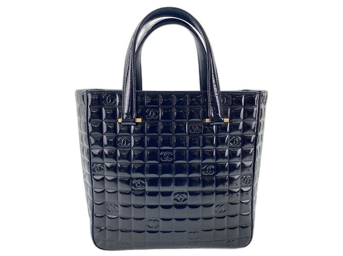 Borsa Tote Chanel Chocolate Bar Nero - vista 2