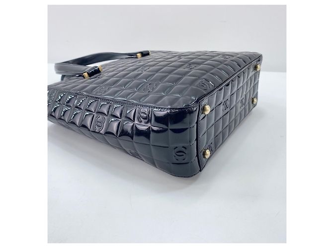 Borsa Tote Chanel Chocolate Bar Nero - vista 8