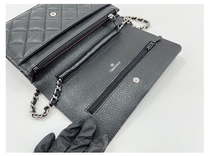 Borsa a Spalla Chanel Matelassé Nero - vista 11