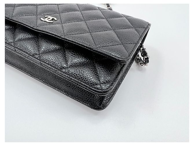 Borsa a Spalla Chanel Matelassé Nero - vista 7