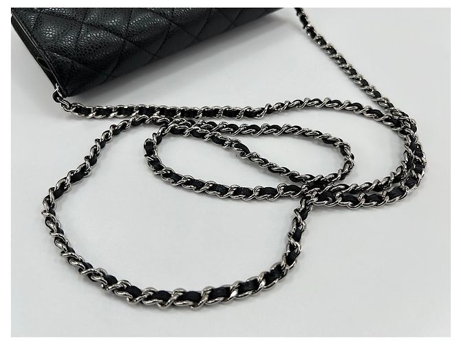 Borsa a Spalla Chanel Matelassé Nero - vista 8