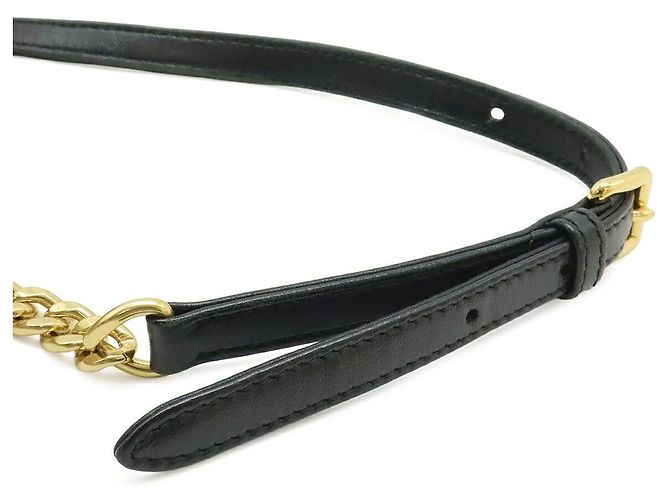 Borsa a tracolla in nylon arricciato e pelle Prada Nero - vista 5