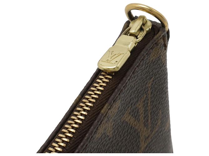 Pochette Accessoires Monogram Louis Vuitton Marrone - vista 4