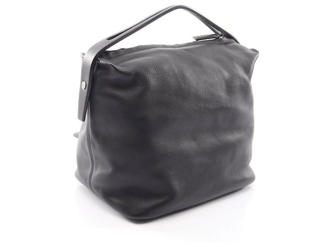 Borsa a mano in pelle Loewe Nero - vista 2