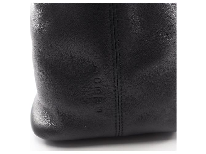 Borsa a mano in pelle Loewe Nero - vista 7