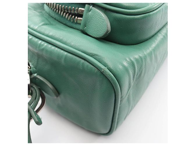 Borsa a Spalla in Pelle Nappa Antique PRADA Verde - vista 10