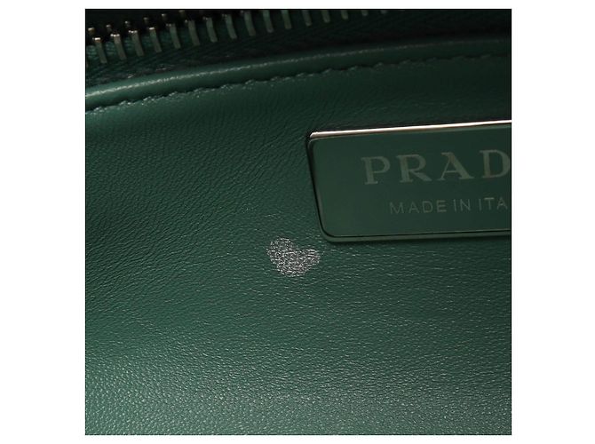 Borsa a Spalla in Pelle Nappa Antique PRADA Verde - vista 5