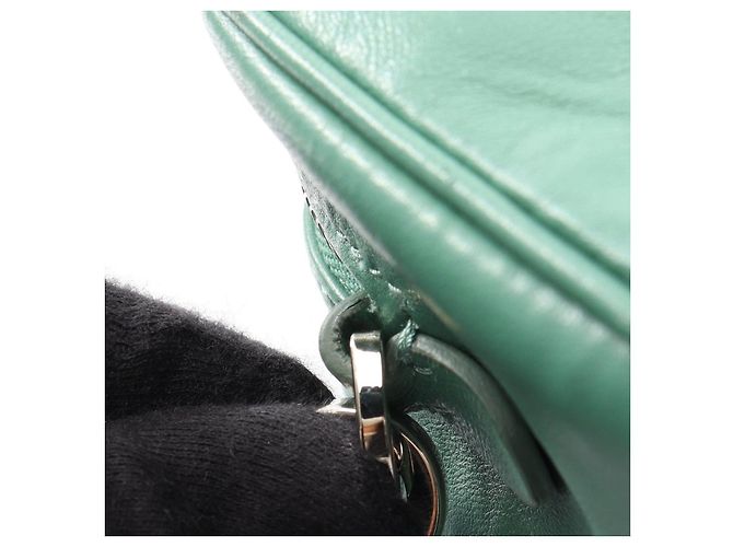 Borsa a Spalla in Pelle Nappa Antique PRADA Verde - vista 8