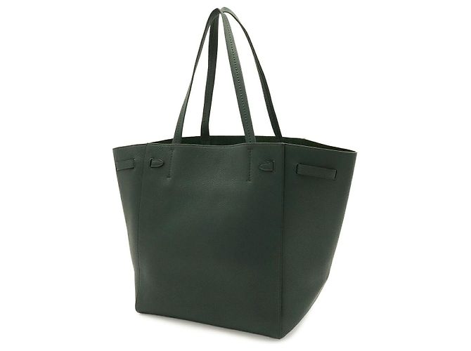 Céline Borsa Tote Celine Cabas Phantom in pelle Verde - vista 2