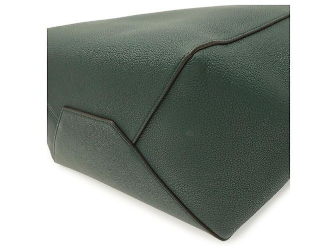 Céline Borsa Tote Celine Cabas Phantom in pelle Verde - vista 3