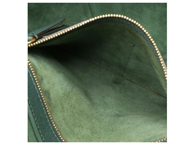Céline Borsa Tote Celine Cabas Phantom in pelle Verde - vista 8