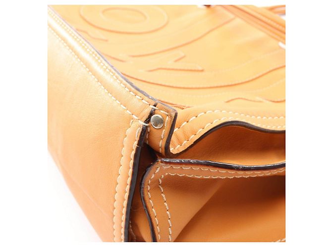 Loewe Anagram Leder Tote Bag Braun - Ansicht 5