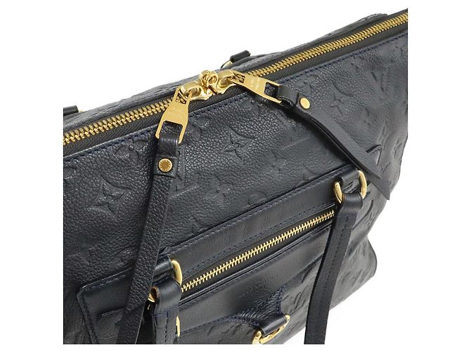 Lumineuse Borsa tote Louis Vuitton Monogram Empreinte 2way con tracolla Blu - vista 5