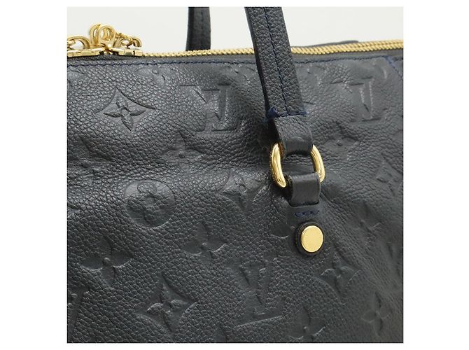 Lumineuse Borsa tote Louis Vuitton Monogram Empreinte 2way con tracolla Blu - vista 7