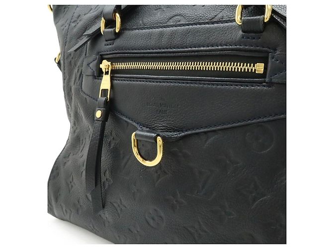 Lumineuse Borsa tote Louis Vuitton Monogram Empreinte 2way con tracolla Blu - vista 9