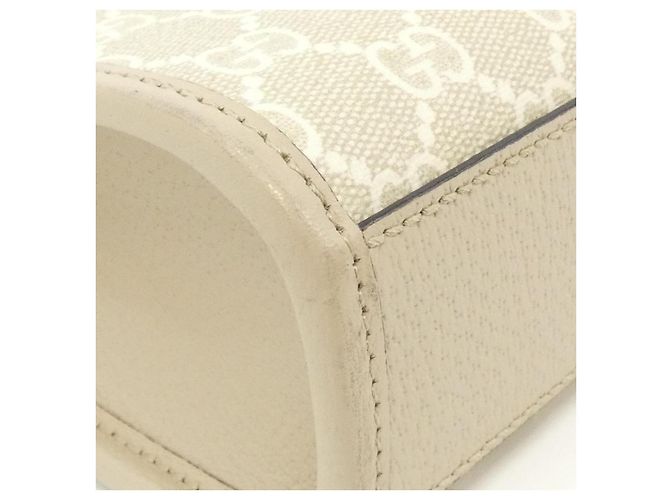 Borsa a tracolla Gucci GG Supreme Canvas Marrone Beige - vista 3