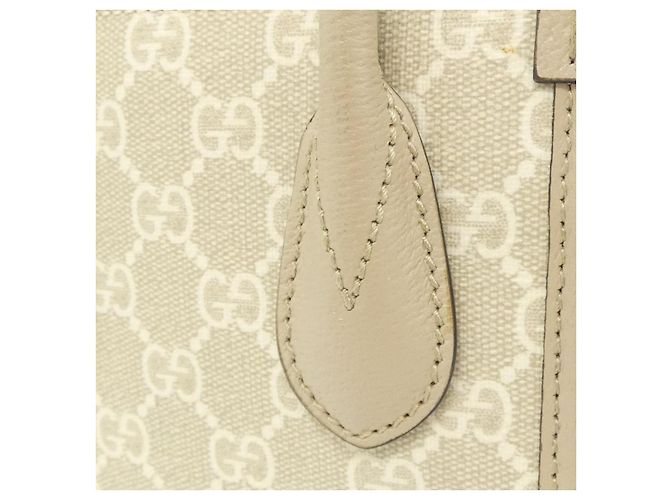 Borsa a tracolla Gucci GG Supreme Canvas Marrone Beige - vista 5