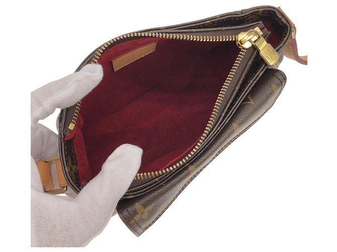 Borsa a Spalla Louis Vuitton VIVA CITE Monogram Metallico Bronzo - vista 7