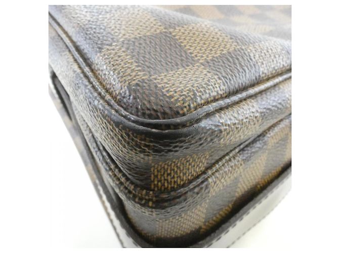 Bolsa de ombro Louis Vuitton Damier NaviGlio Marrom - vista 2
