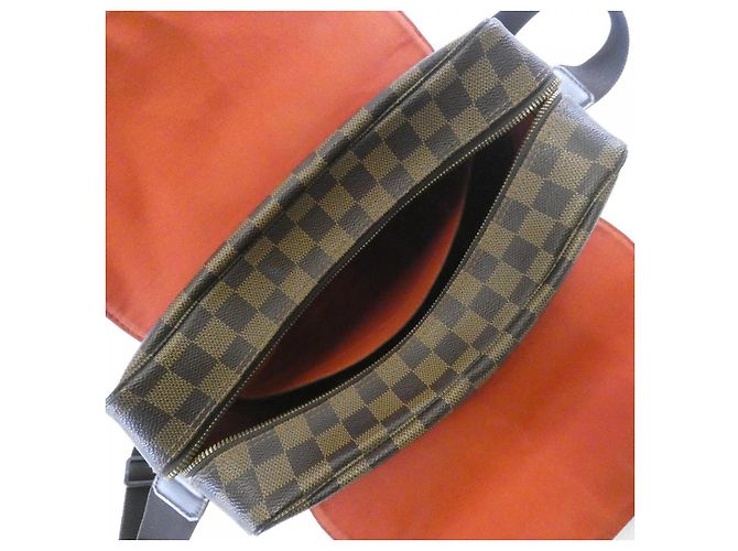 Bolsa de ombro Louis Vuitton Damier NaviGlio Marrom - vista 9