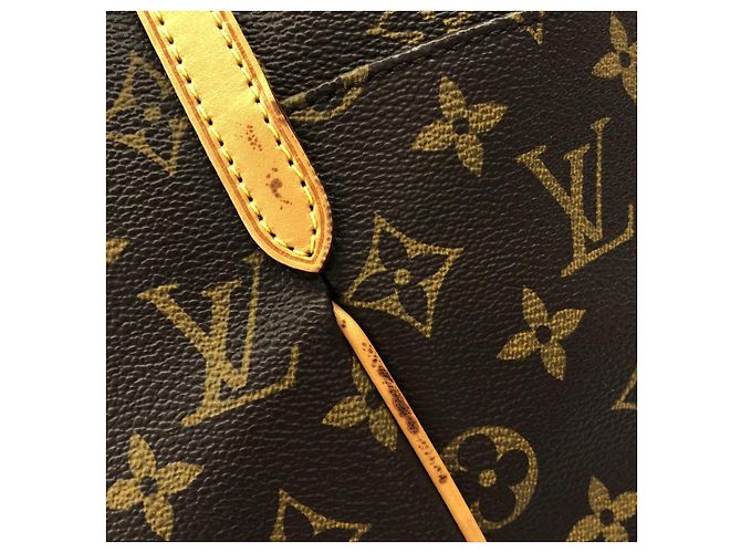 Borsa Tote Louis Vuitton Monogram Marrone - vista 4