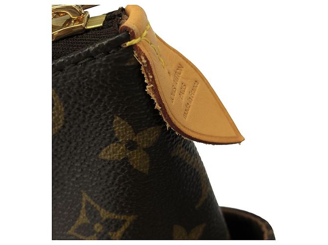 Borsa Tote Louis Vuitton Monogram Marrone - vista 5