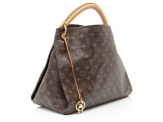 Borsa a Spalla Louis Vuitton Monogram Canvas Artsy MM Marrone - vista 2