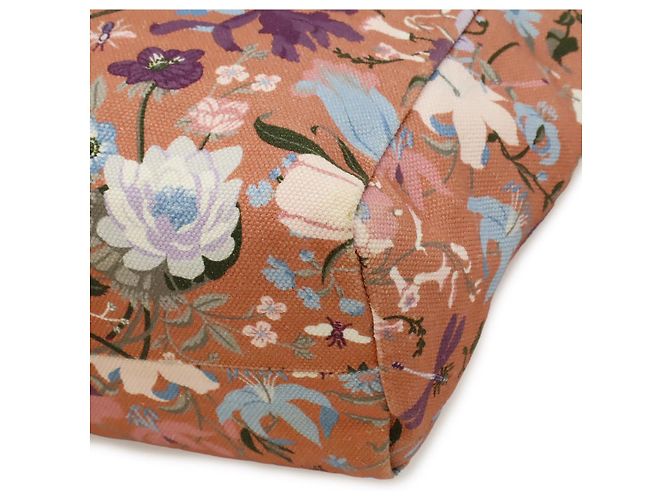 Gucci Flora Canvas Leather Tote Bag Metallic Bronze - Ansicht 3