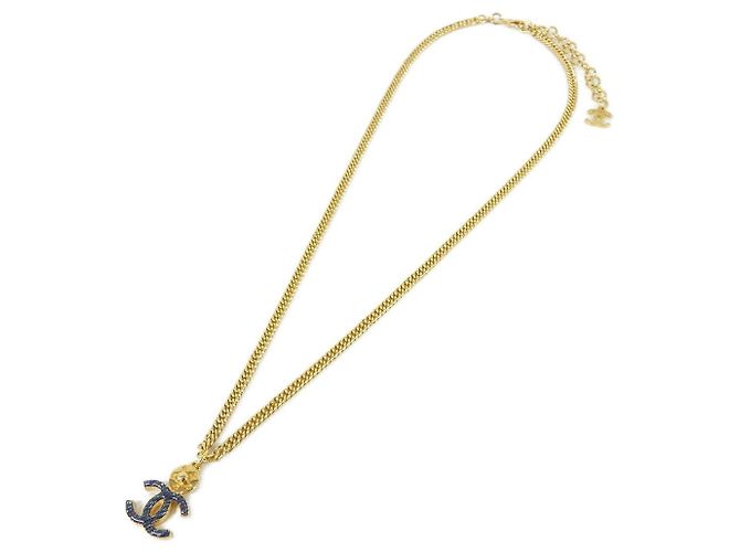 Collier Chanel Bleu Métal - vue 2