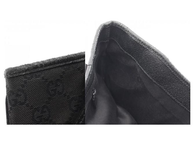 Borsa Tote Gucci GG Canvas Nero - vista 10