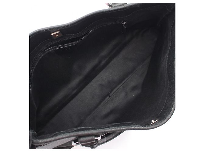Borsa Tote Gucci GG Canvas Nero - vista 3