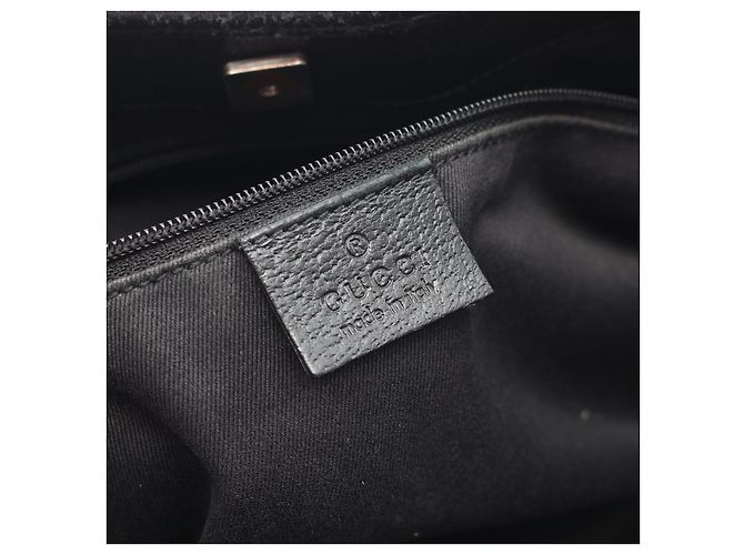 Borsa Tote Gucci GG Canvas Nero - vista 4
