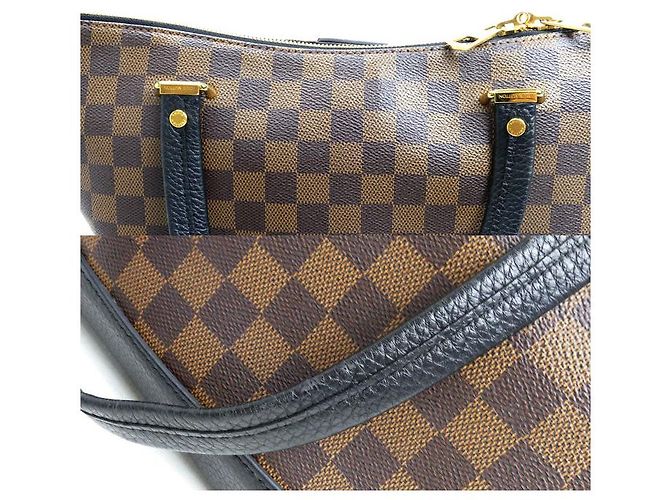 Borsa Louis Vuitton Hyde Park Damier Marrone - vista 5