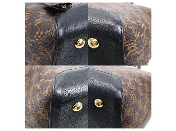 Borsa Louis Vuitton Hyde Park Damier Marrone - vista 6