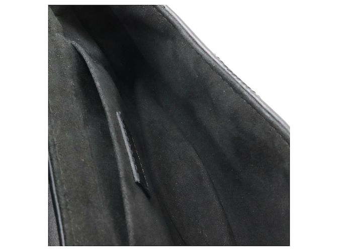 Borsa a tracolla in pelle New Wave Louis Vuitton Nero - vista 6