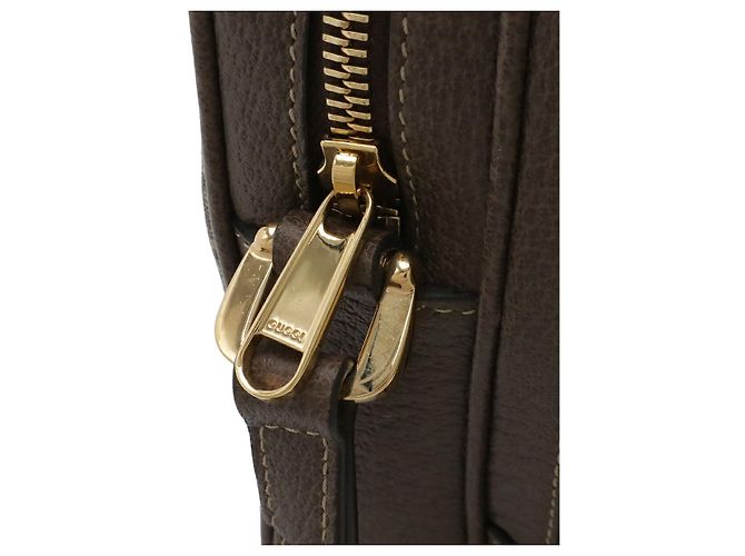 Borsa a Spalla Gucci Ophidia GG Supreme Marrone Beige - vista 4