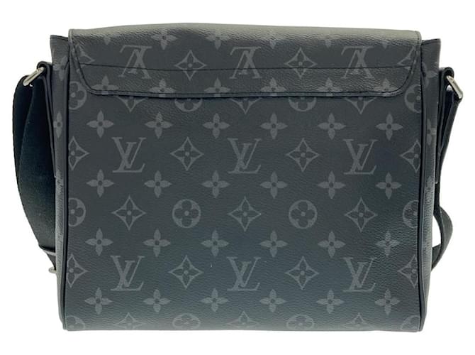 Borsa a tracolla Louis Vuitton Monogram Eclipse Nero - vista 2
