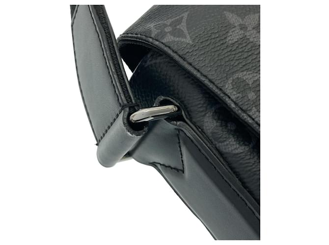 Borsa a tracolla Louis Vuitton Monogram Eclipse Nero - vista 7