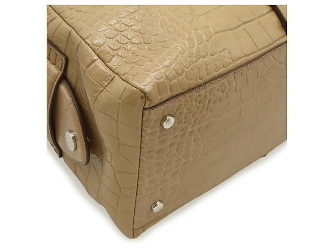 Borsa 2way in pelle D-styling Tod's Marrone Beige - vista 3