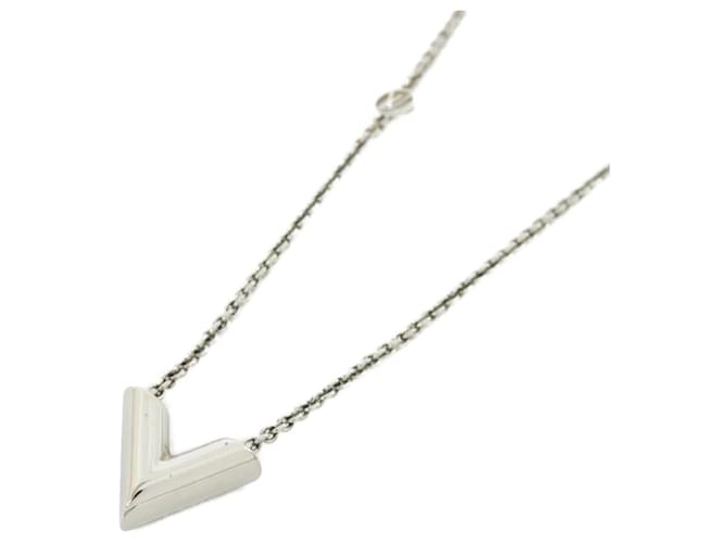 Collana Essential V Louis Vuitton Argento Metallico - vista 3