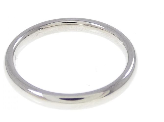 Chanel John Parisian Platinring Größe 6 Silber Metallisch - Ansicht 3