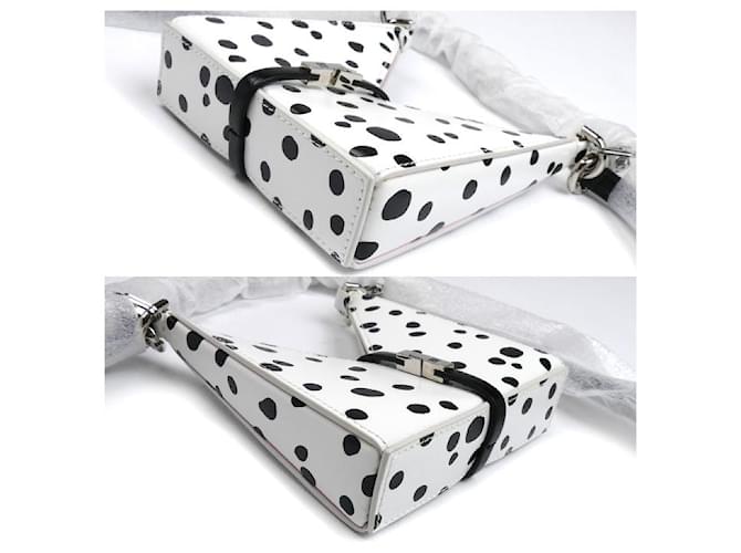 Borsa a tracolla 2way in micro pelle con cut-out Givenchy Bianco - vista 4