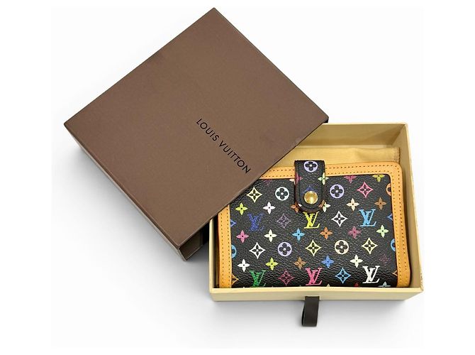 Portafoglio bifold in pelle Louis Vuitton Nero - vista 2