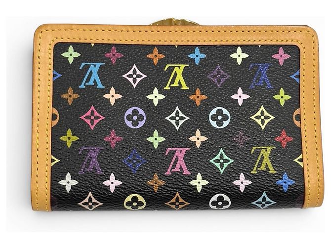Portafoglio bifold in pelle Louis Vuitton Nero - vista 3