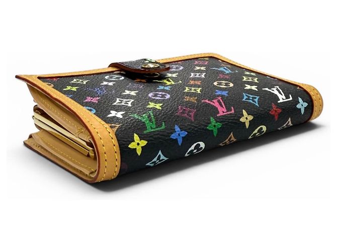Portafoglio bifold in pelle Louis Vuitton Nero - vista 4