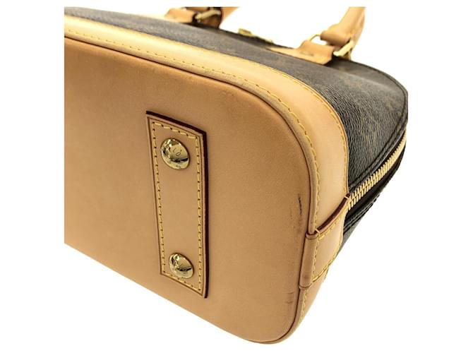 Borsa Louis Vuitton Alma BB Monogram Marrone - vista 3