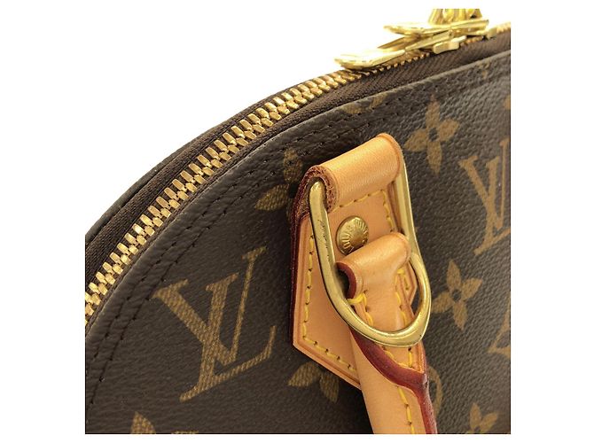 Borsa Louis Vuitton Alma BB Monogram Marrone - vista 7