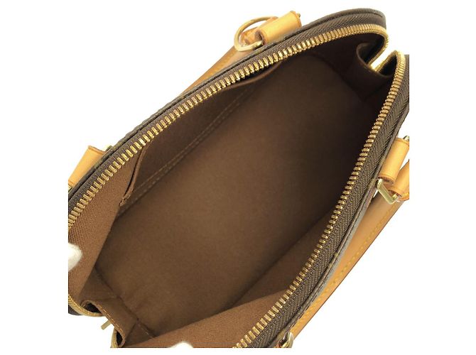 Borsa Louis Vuitton Alma BB Monogram Marrone - vista 9
