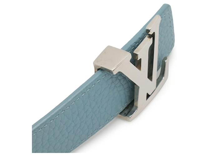 Louis Vuitton Initiales Taurillon Gürtel Blau - Ansicht 3